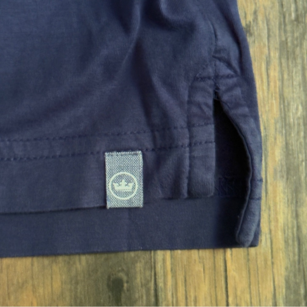 Peter Millar Polo Shirt Mens Pima Cotton Pocket Golf Short Sleeve Navy Small S - Picture 4 of 4